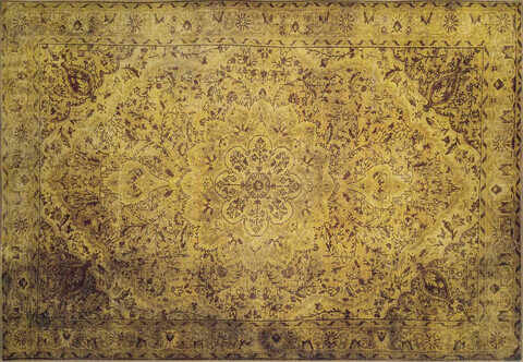 Covor de hol, Yellow AL 24 , 75x230 cm, Poliester , Multicolor