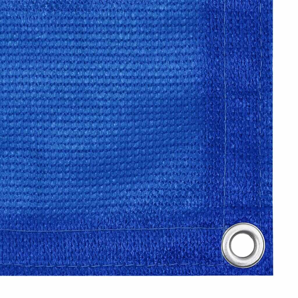 vidaXL Covor pentru cort, albastru, 400x600 cm, HDPE