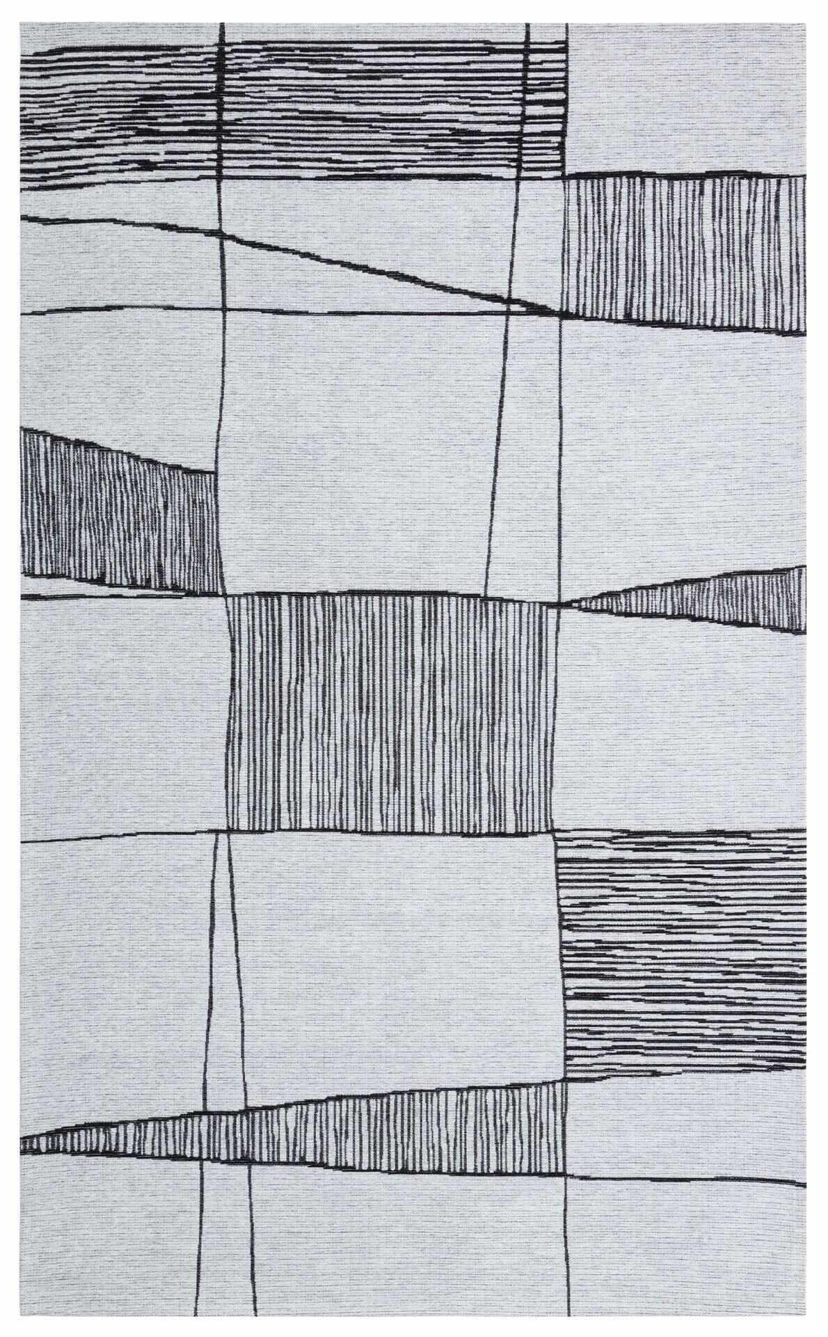 Covor Maze Home PALMA, Gri - Negru, 230 x 160 - 200 x 135 - 150 x 80